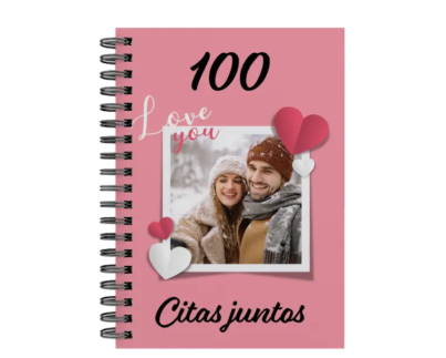 libro 100 citas juntos M02 portada personalizada