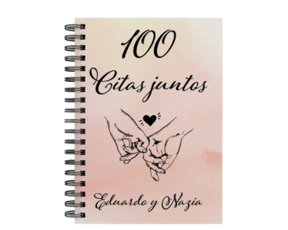 libro 100 citas juntos M03 portada personalizada