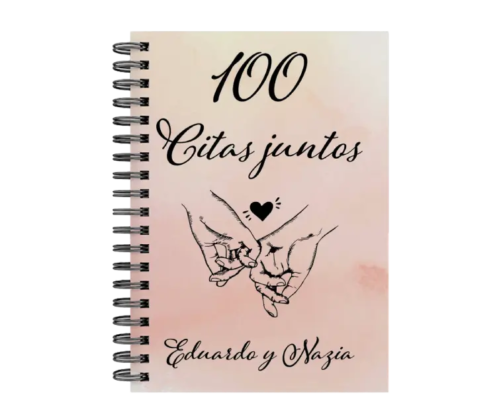 libro 100 citas juntos M03 portada personalizada