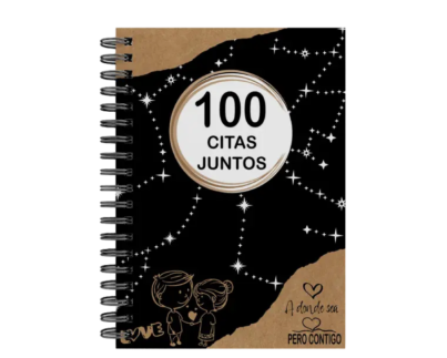 libro 100 citas juntos M04 portada personalizada