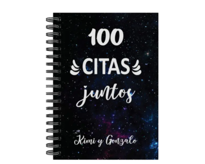 libro 100 citas juntos M07 portada personalizada