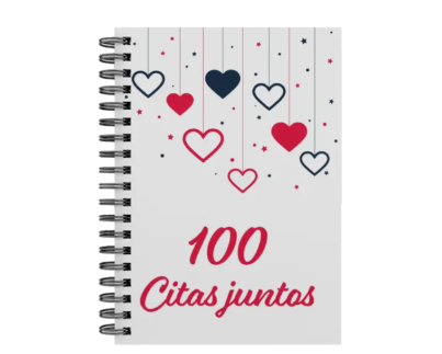 libro 100 citas juntos M11 portada personalizada