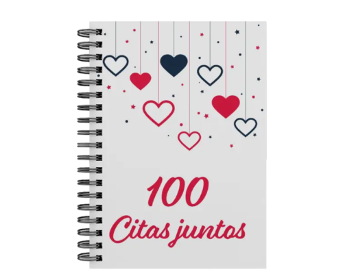 libro 100 citas juntos M11 portada personalizada
