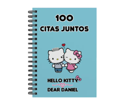 libro 100 citas juntos M13 portada personalizada