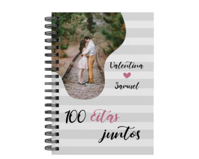 libro 100 citas juntos M18 portada personalizada