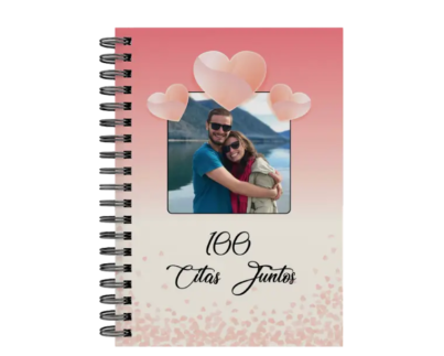 libro 100 citas juntos M21 portada personalizada