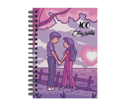 libro 100 citas juntos M22 portada personalizada