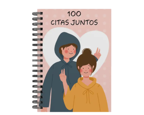 libro 100 citas juntos M24 portada personalizada