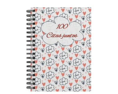 libro 100 citas juntos M26 portada personalizada