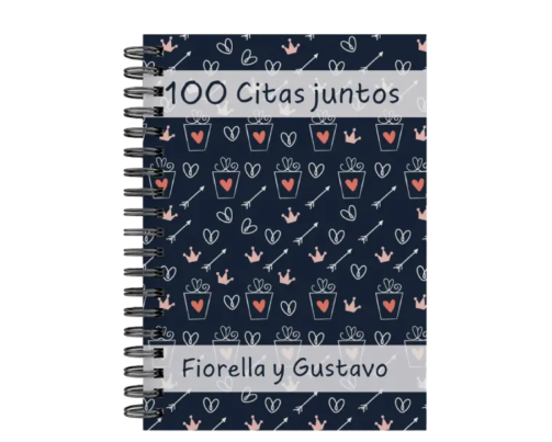 libro 100 citas juntos M27 portada personalizada