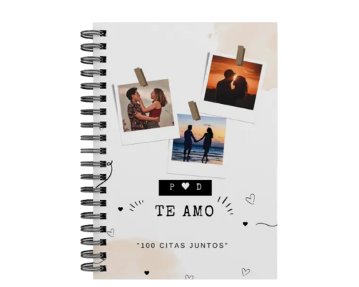 libro 100 citas juntos M33 portada personalizada