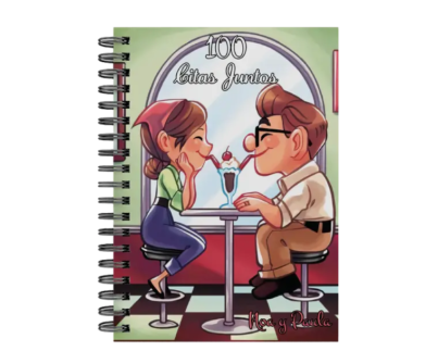libro 100 citas juntos M35 portada personalizada