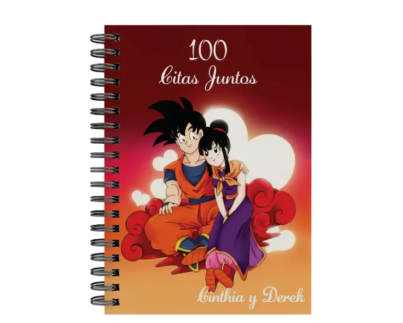 libro 100 citas juntos M39 portada personalizada