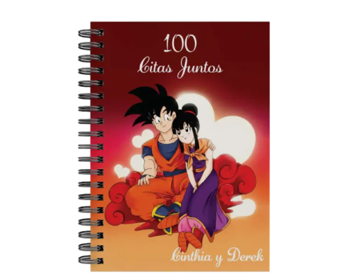 libro 100 citas juntos M39 portada personalizada