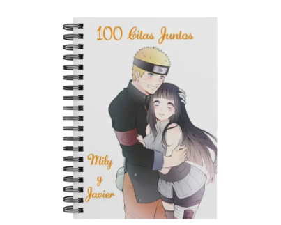 libro 100 citas juntos M40 portada personalizada