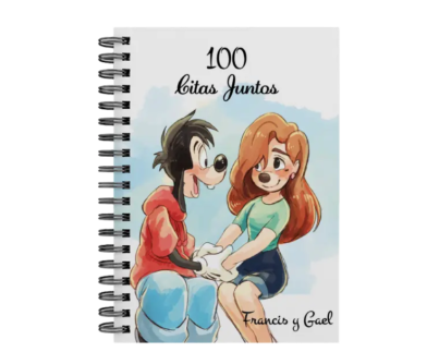 libro 100 citas juntos M42 portada personalizada