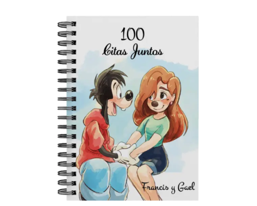 libro 100 citas juntos M42 portada personalizada