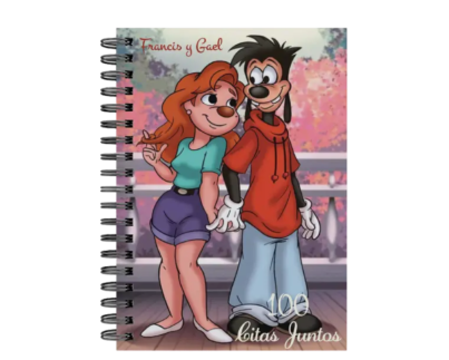 libro 100 citas juntos M43 portada personalizada