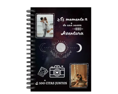 libro 100 citas juntos M44 portada personalizada