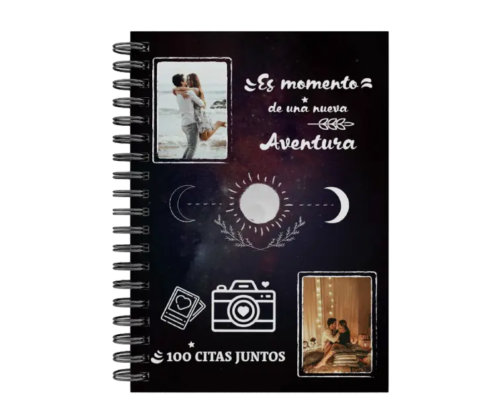 libro 100 citas juntos M44 portada personalizada