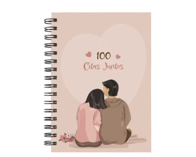 libro 100 citas juntos M47 portada personalizada