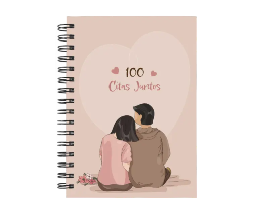 libro 100 citas juntos M47 portada personalizada