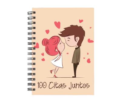 libro 100 citas juntos M54 portada personalizada