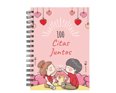 libro 100 citas juntos M56 portada personalizada