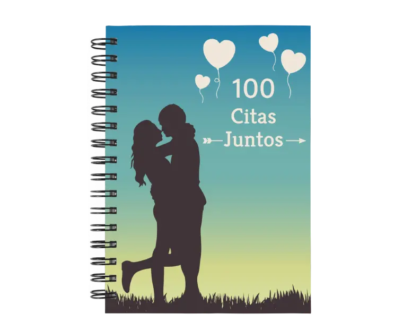 libro 100 citas juntos M57 portada personalizada