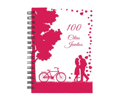 libro 100 citas juntos M58 portada personalizada