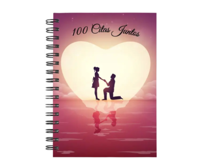 libro 100 citas juntos M59 portada personalizada