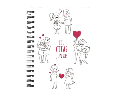libro 100 citas juntos M60 portada personalizada