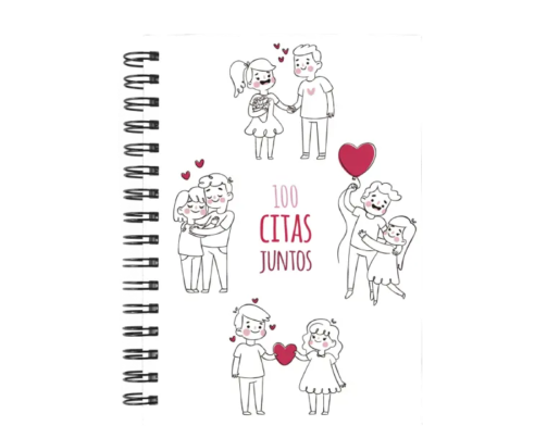 libro 100 citas juntos M60 portada personalizada