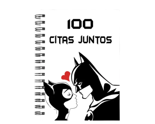 libro 100 citas juntos M61 portada personalizada