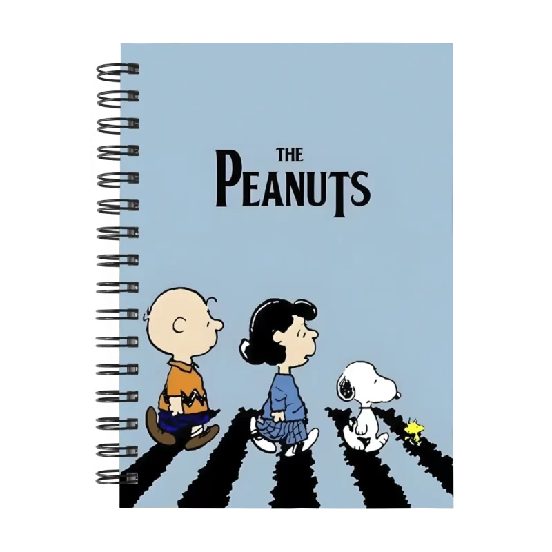 Cuaderno Snoopy personalizado M03 en tamaño A5 con tapas duras y hojas a elección