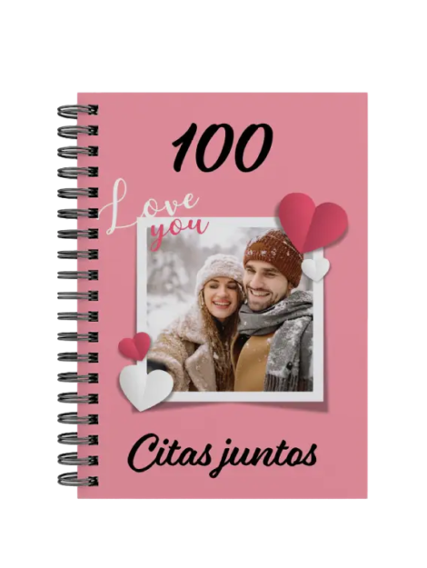 libro 100 citas juntos M02 portada personalizada