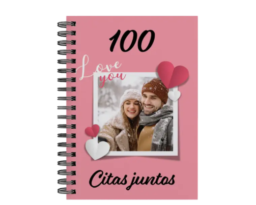 libro 100 citas juntos M02 portada personalizada