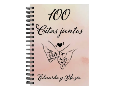 libro 100 citas juntos M03 portada personalizada