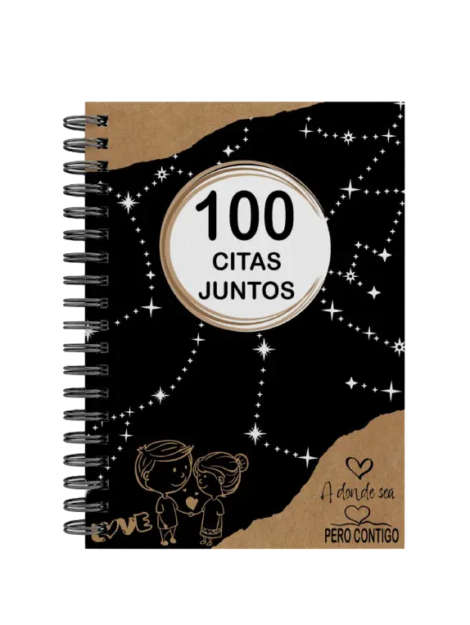 libro 100 citas juntos M04 portada personalizada
