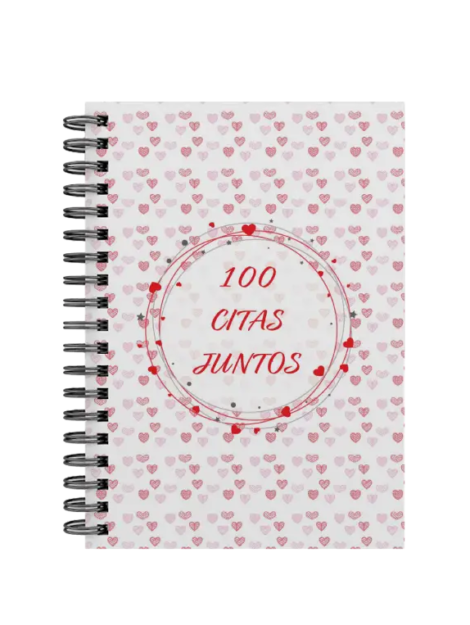libro 100 citas juntos M05 portada personalizada