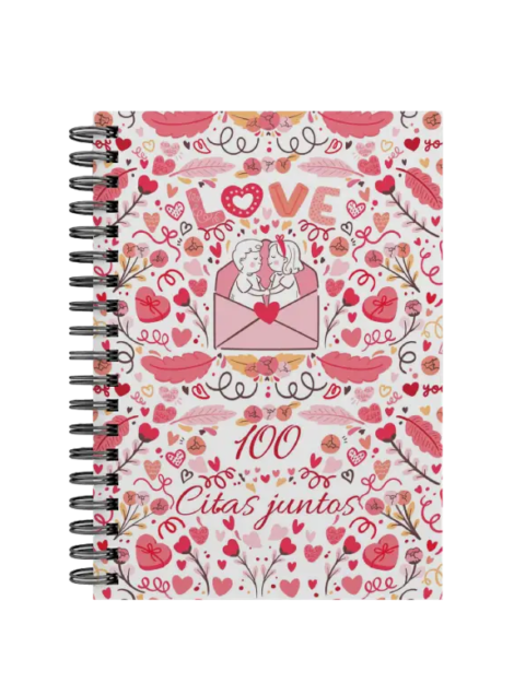 libro 100 citas juntos M06 portada personalizada