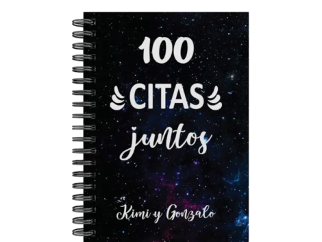 libro 100 citas juntos M07 portada personalizada