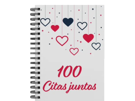 libro 100 citas juntos M11 portada personalizada