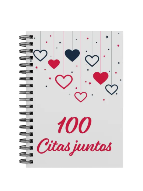 libro 100 citas juntos M11 portada personalizada