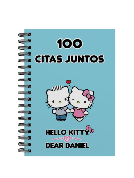 libro 100 citas juntos M13 portada personalizada