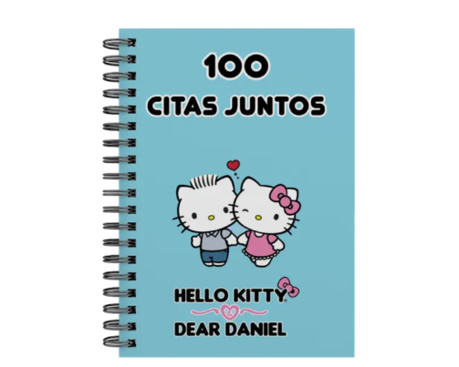 libro 100 citas juntos M13 portada personalizada