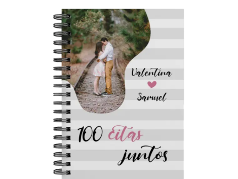 libro 100 citas juntos M18 portada personalizada