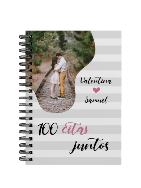 libro 100 citas juntos M18 portada personalizada