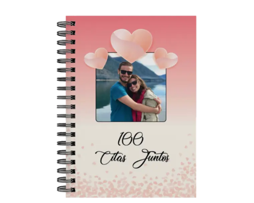 libro 100 citas juntos M21 portada personalizada
