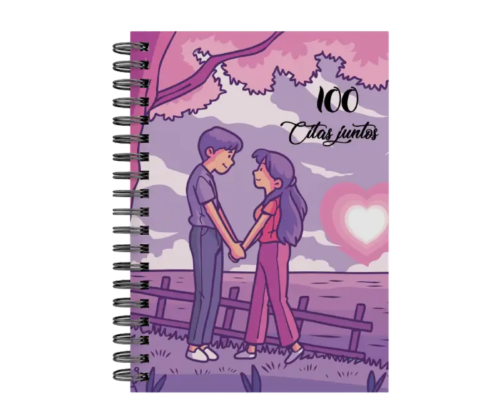 libro 100 citas juntos M22 portada personalizada
